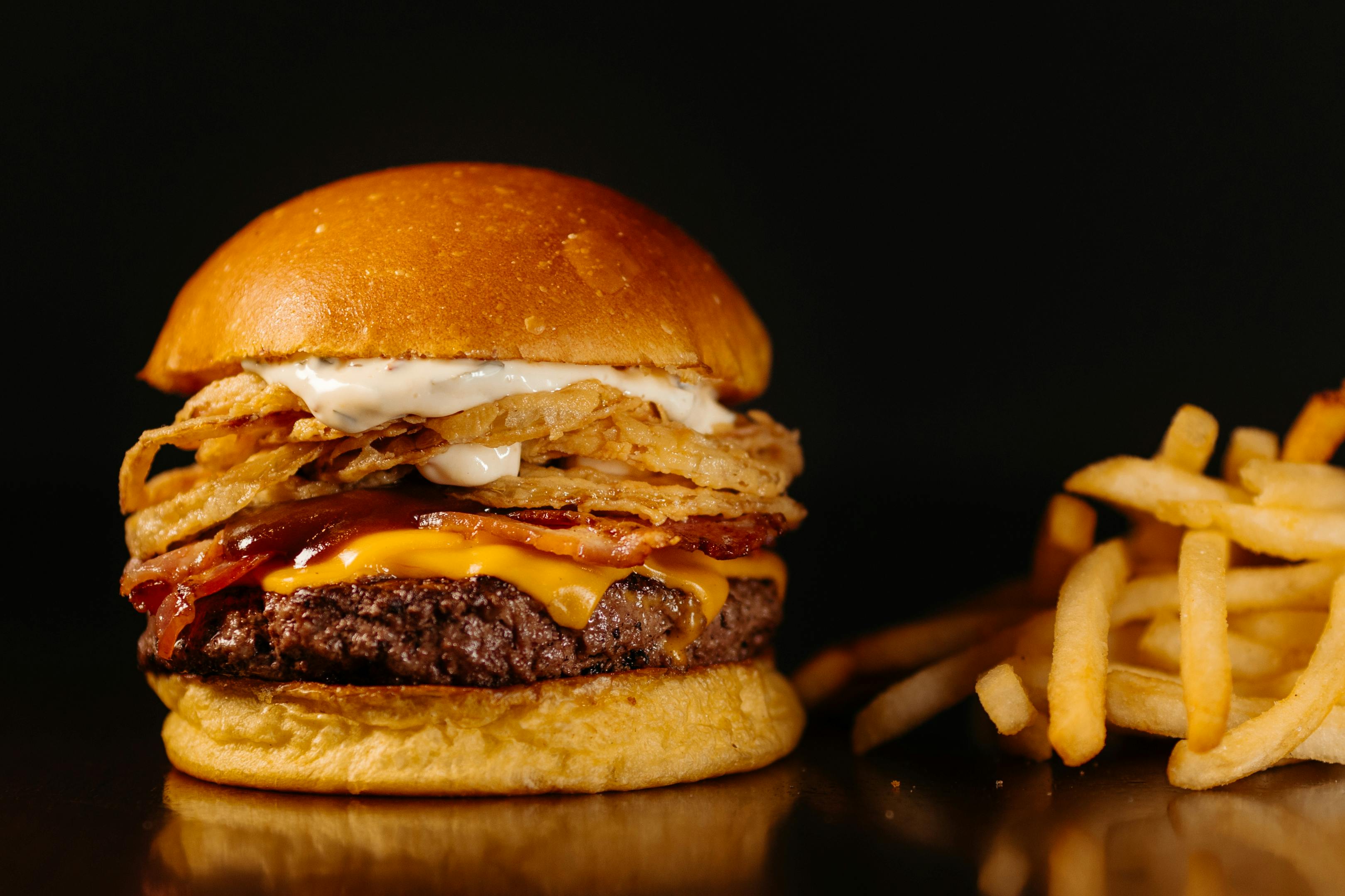 Burger mit Pommes Kalorien